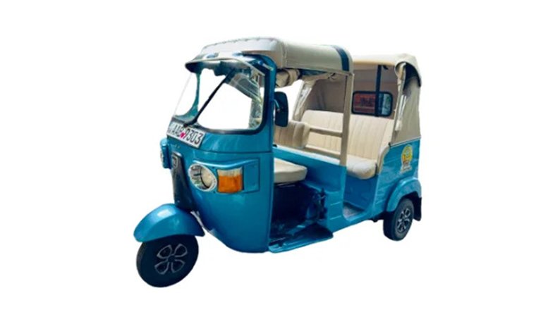 Cabrio Tuk-Tuk Without Driver